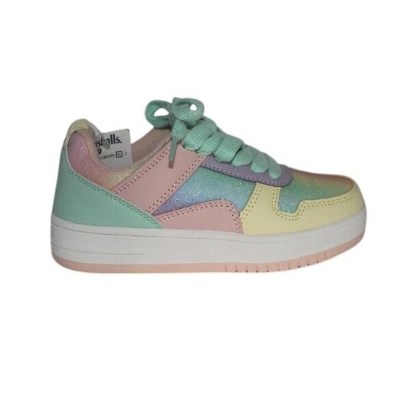 Link Rexx 02K Little Girl's Lace Up Low Top Sneakers Size 12 Pink/Mint NIB - Picture 4 of 9